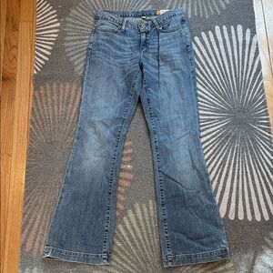 GAP LONG AND LEAN STRETCH BOOTCUT JEANS SZ 2 REGULAR